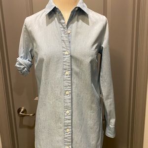 vineyard vines jean button-up